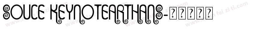 souce keynotearthans字体转换